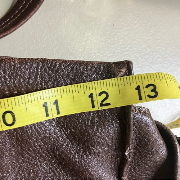 J. Jill brown leather shoulder bag medium size 12.75” x 11” - Picture 11 of 12
